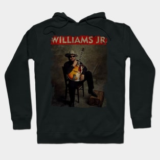 TEXTURE ART- Hank Williams Jr. - RETRO STYLE 1 Hoodie